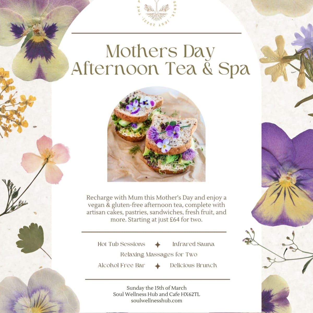 Mothers Day Afternoon Tea & Spa